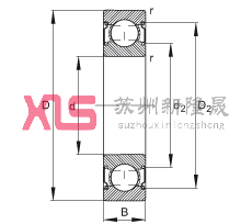 S 6201-C-2Z, ă(ni)Y(ji)(gu)C (j) DIN 625-1 ˜ʵҪߴ磬ɂ(c)g϶ܷ