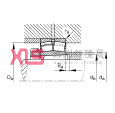{(dio)ĝLS 22313-E1-K + H2313, (j) DIN 635-2 ˜ʵҪߴ, F׺;o