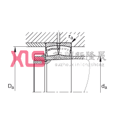{ĝLS 22311-E1-K-T41A,  DIN 635-2 ˜ʵҪߴ, FF 1:12
