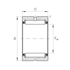 LS RNA4876,  DIN 617/ISO 1206 ˜ʣߴϵ 48