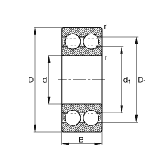 S 4202-B-TVH, (j) DIN 625-3 ˜ʵҪߴ磬p