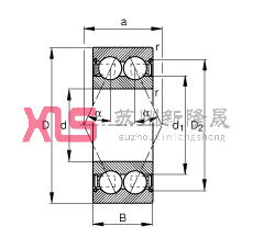 ǽ|S 3201-B-2Z-TVH,  DIN 628-3 ˜ʵҪߴ磬pУɂg϶ܷ⣬|  = 25
