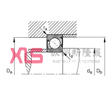 ǽ|S 7204-B-2RS-TVP,  DIN 628-1 ˜ʵҪߴ磬|  = 40㣬ɂȴܷ